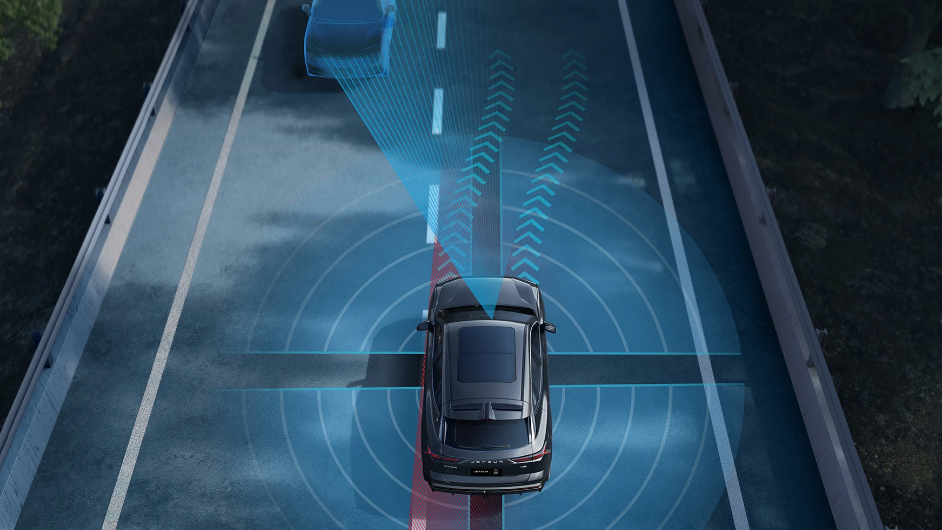 System ostrzegania o zmianie pasa ruchu (LDWS)