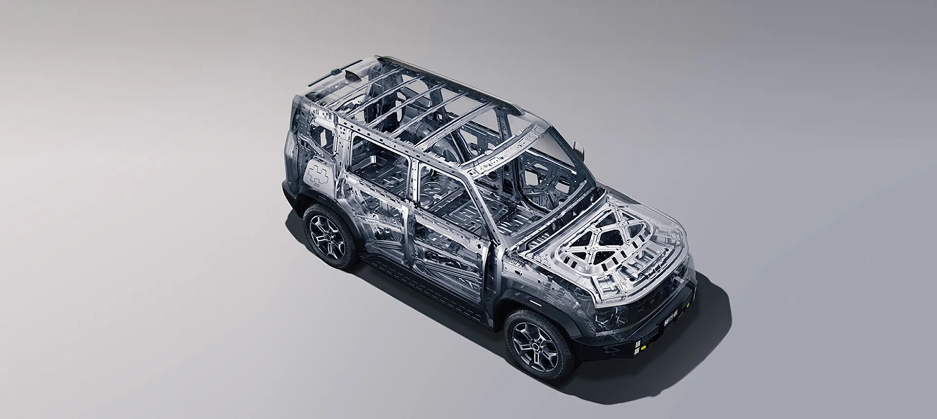 Wytrzymałe nadwozie o konstrukcji stalowej klatki